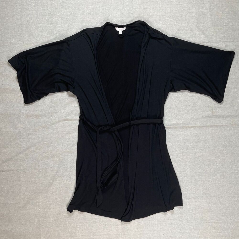 Secret Treasures | Black Jersey Robe | S/M